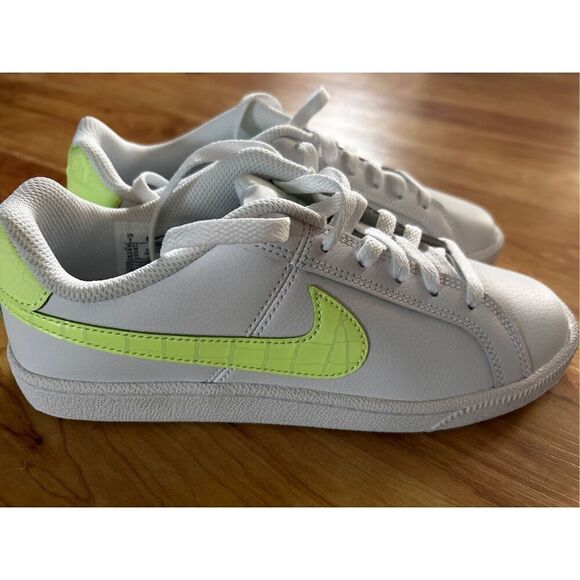 Nike Women's Court Royale Tennis Shoes White Barely Volt Size 7 - Picture 5 of 6